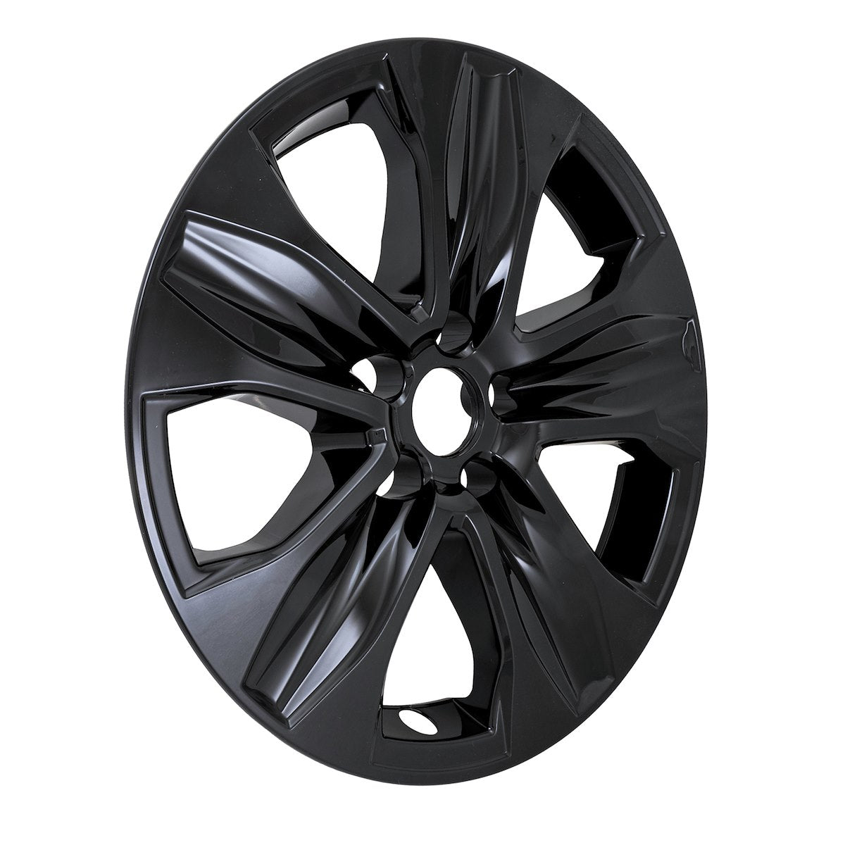 Coast2Coast Wheel Skin, 18 in, 5 V Spokes, Gloss Black, Set Of 4 - IMP525BLK