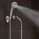 Oxygenics/ ETL Shower Head, Hand Held With 72 in Hose, With 5 Function Spray Settings, 3-3/4 in Outer Diameter - 87464