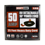 Valterra Power Cord, 3 Prong, 50 amp, 25 ft Length - A10-5025ED90