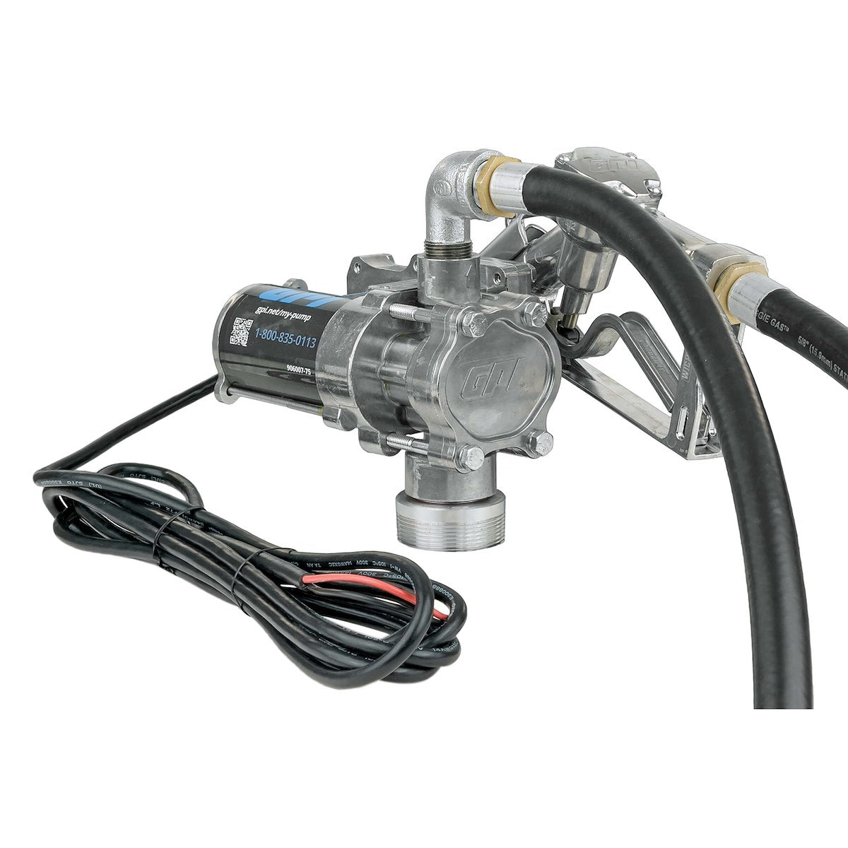 GPI Liquid Transfer Tank Pump, EZ-8, Up To 8 gal Per Minute, 10 ft Length Hose - 137100-01