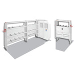 Weather Guard Van Storage System Kit, White - 600-8212L