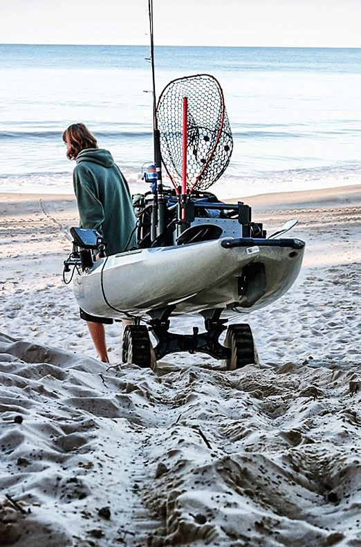 Railblaza Kayak/Canoe Carrying Cart, 170 lb Static Loading Capacity, 25.3 in Width x 16 in Height - 50-0014-71