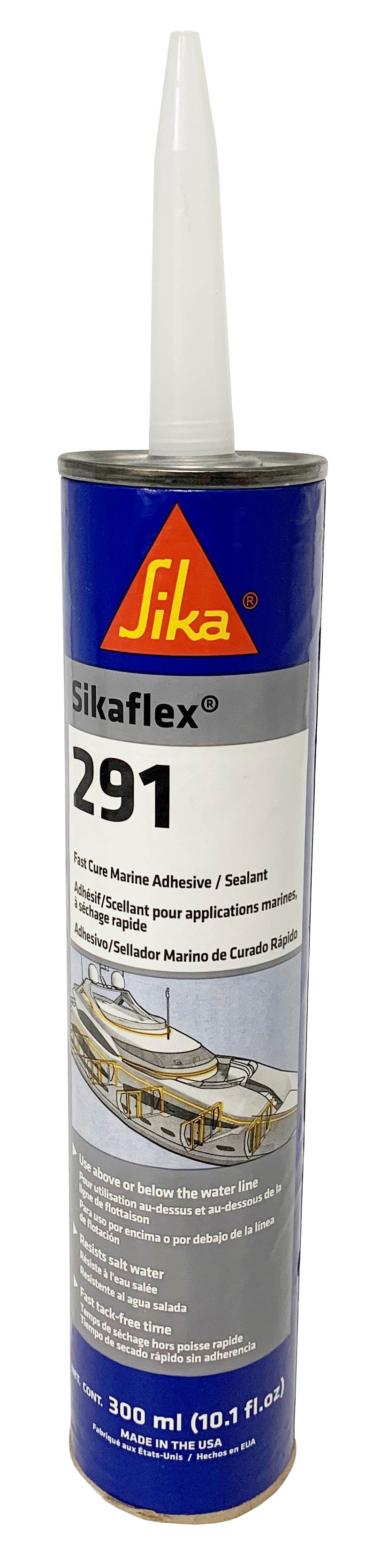 AP Products Caulk Sealant, Sikaflex-291, Black, 10.1 oz Cartridge - 017-90923