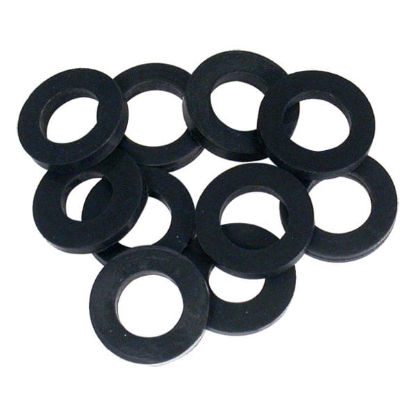 Phoenix Products Shower Hose Washer, Black, Set of 10 - PF276002