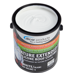 Dicor Corp. Roof Coating, Covers Up To 125 Square ft Per gal, White, 1 gal Can - RP-SELRC-1
