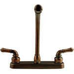 Dura Faucet Faucet, Classical Series, 10 in Hi-Rise Classical Spout, 2 Teapot Classical Handle - DF-PK210C-ORB