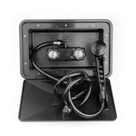 Dura Faucet Exterior Shower, 11 in Width x 6 in Height, Black - DF-SA170-BK