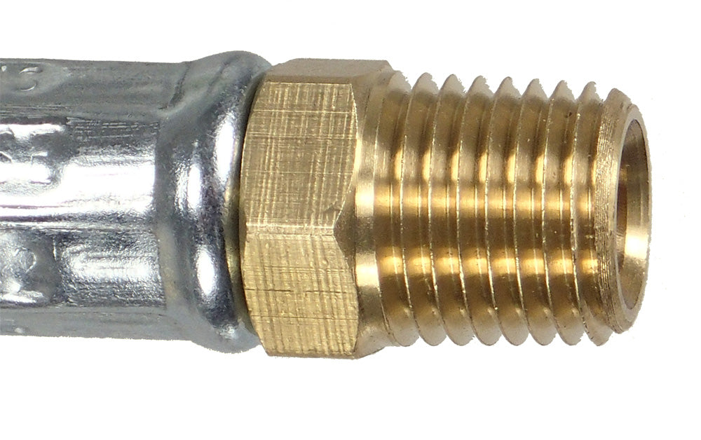 MB Sturgis Propane Hose, 1/4 in Male Pipe Thread x Type 1 ACME, 15 in Length, 200000 SCFH - 100473-15-MBS