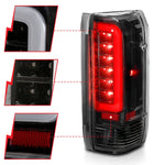 ANZO USA Tail Light Assembly, LED, Black Housing, White Bulbs, Set Of 2 - 311350