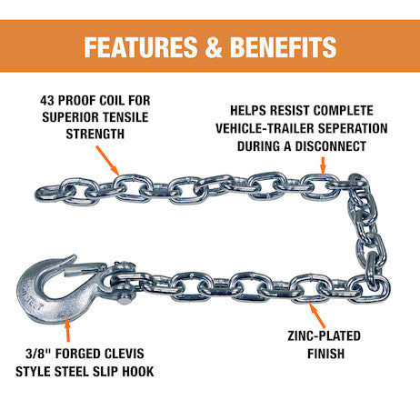 Buyers Products Pintle Hooks, Ball Mounts & Safety Chains 11275 product image 5