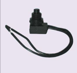 Valterra Push Button Switch, Black, With 4 in Lead, 1 Per Card - DG52452VP