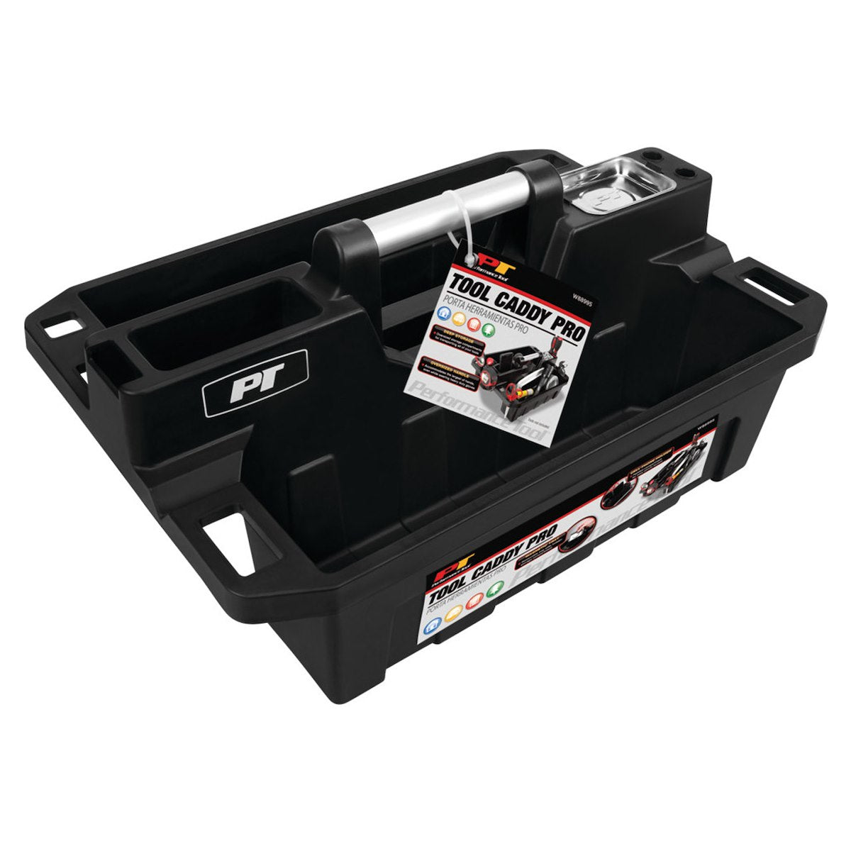 Performance Tool Tool Tray, With 2 Caddy Compartments, Anodized Aluminum Handle - W88995