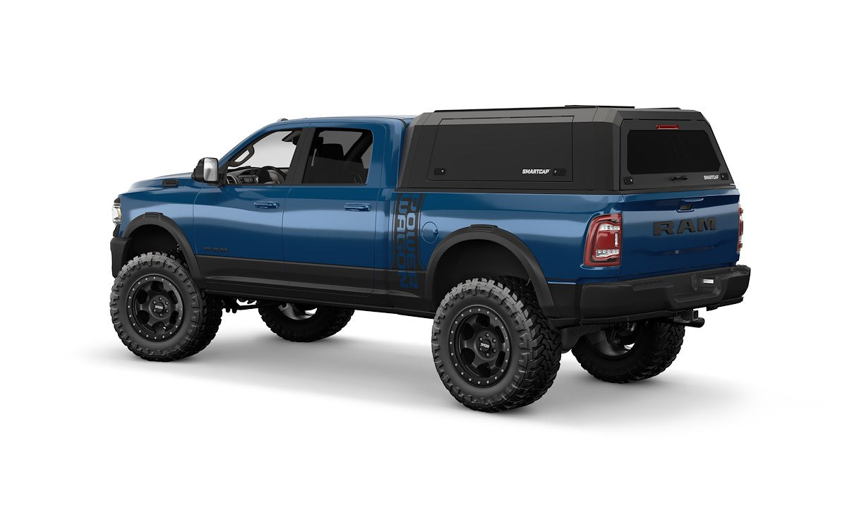 SmartCap Truck Cap, Holds Up To 330 lb When Moving And 770 lb When Parked, Matte Black, Stainless Steel - EA1005-MB