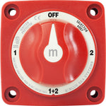 Blue Sea Battery Selector Switch, M Series, 4 Position, 2 Batteries - 6007-BSS