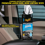 Meguiars Interior Cleaner, 25 Wipes Can - G4200
