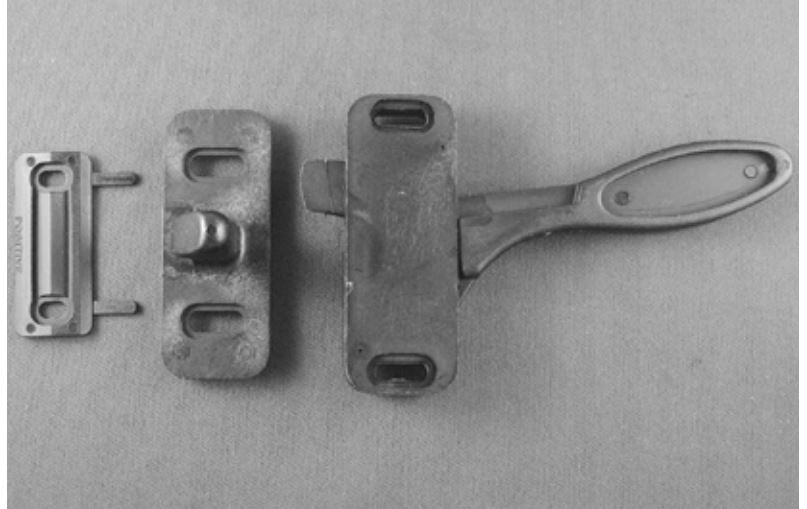 Strybuc Screen Door Latch, Black - 17-180LHBC