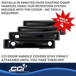 Coast2Coast Door Handle Covers CCIDH68592SBK product image 3