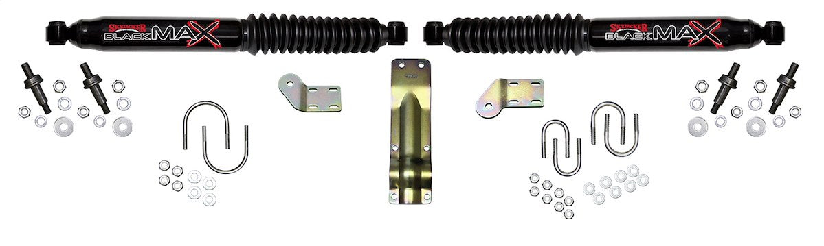 Skyjacker Suspensions Steering Stabilizer, Black Max, Black Body, Set Of 2 - 8270