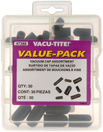 Dorman Vacuum Cap, Black, Assortment Of 30, Set of 30 - 47388