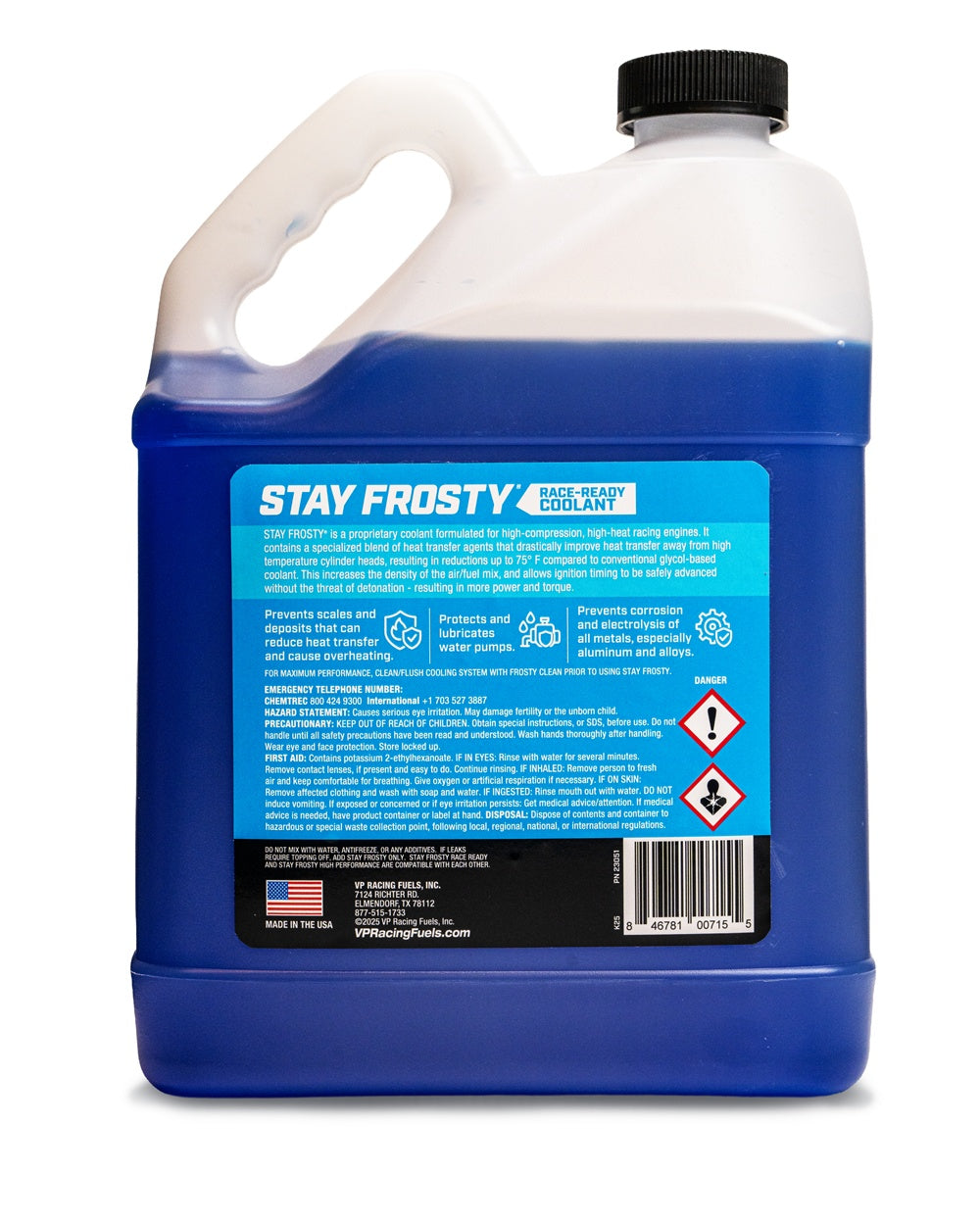 Vp Racing Engine Coolant, Blue, 1 gal Jug - 23051