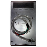 Magic Chef Stove, Black, 12 in Width x 2 in Height x 21-1/2 in Depth, 2 Burner - MCSCTE12BG2