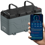 Epoch Battery, 36 V, M8 Threaded Stud Top Terminal, Lithium Iron Phosphate Style (LiFePO4) - B36100A-A