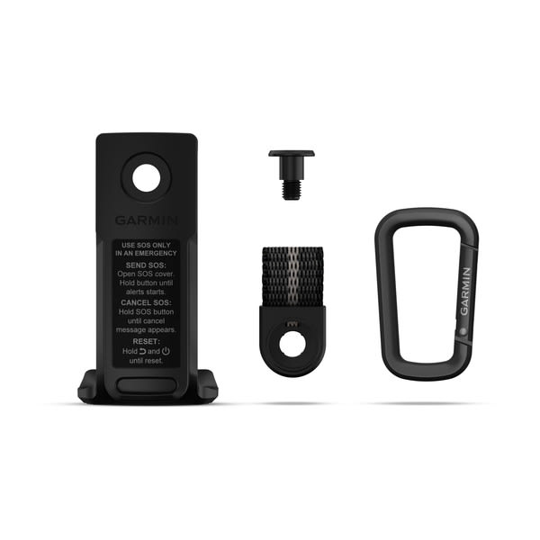 Garmin GPS Navigation System Mount Kit, Spine Mount For inReach Mini/Mini 2 And Mini Marine Bundle, With Aluminum Carabiner, Black - 010-12723-00