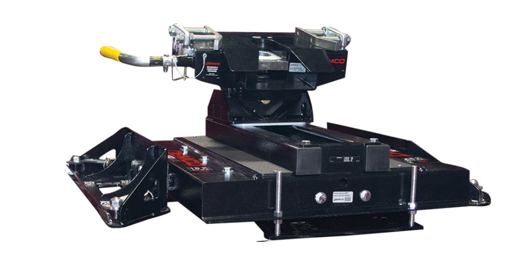 Demco RV Fifth Wheel Trailer Hitch, 18000 lb Weight Carrying Capacity, Slider With Up To 14 in Travel, 3 Vertical Height Adjustments - 8550060