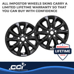 Coast2Coast Wheel Skins & Styled Wheel Covers IWCIMP409BLK product image 3