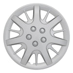 Coast2Coast Wheel Cover, 16 in, 7 Split Spoke, Spring Steel Clip, Set Of 4 - IWC18916S