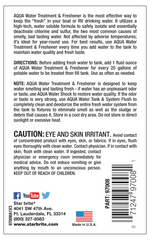 Star Brite Drinking Water Freshener, Keeps Drinking Water Stored in Tanks Tasting Fresh And Oder Free, 1 oz Cleans Up To 20 gal Of Water - 097016
