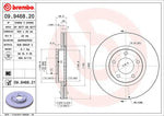 Brembo Brake Rotors 09946821C02 product image 2