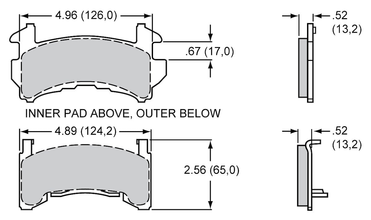 Wilwood Brakes Disc Brake Pads 15A-6219K product image 1