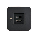 Scanstrut USB Outlet, TILE Series, 10 To 32 V DC Input Voltage(12/24 V System), 6 Ampere Input Current - SC-TILE-20
