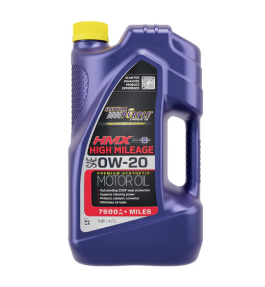 Royal Purple Oil, SAE 0W-20, Synthetic 4 Stroke Gasoline Engine, 5 qt Bottle - 11903