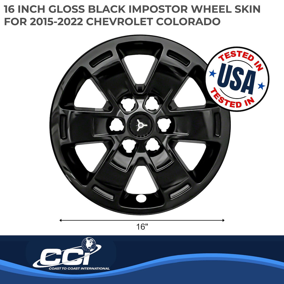 Coast2Coast Wheel Skins & Styled Wheel Covers IWCIMP444BLK product image 3