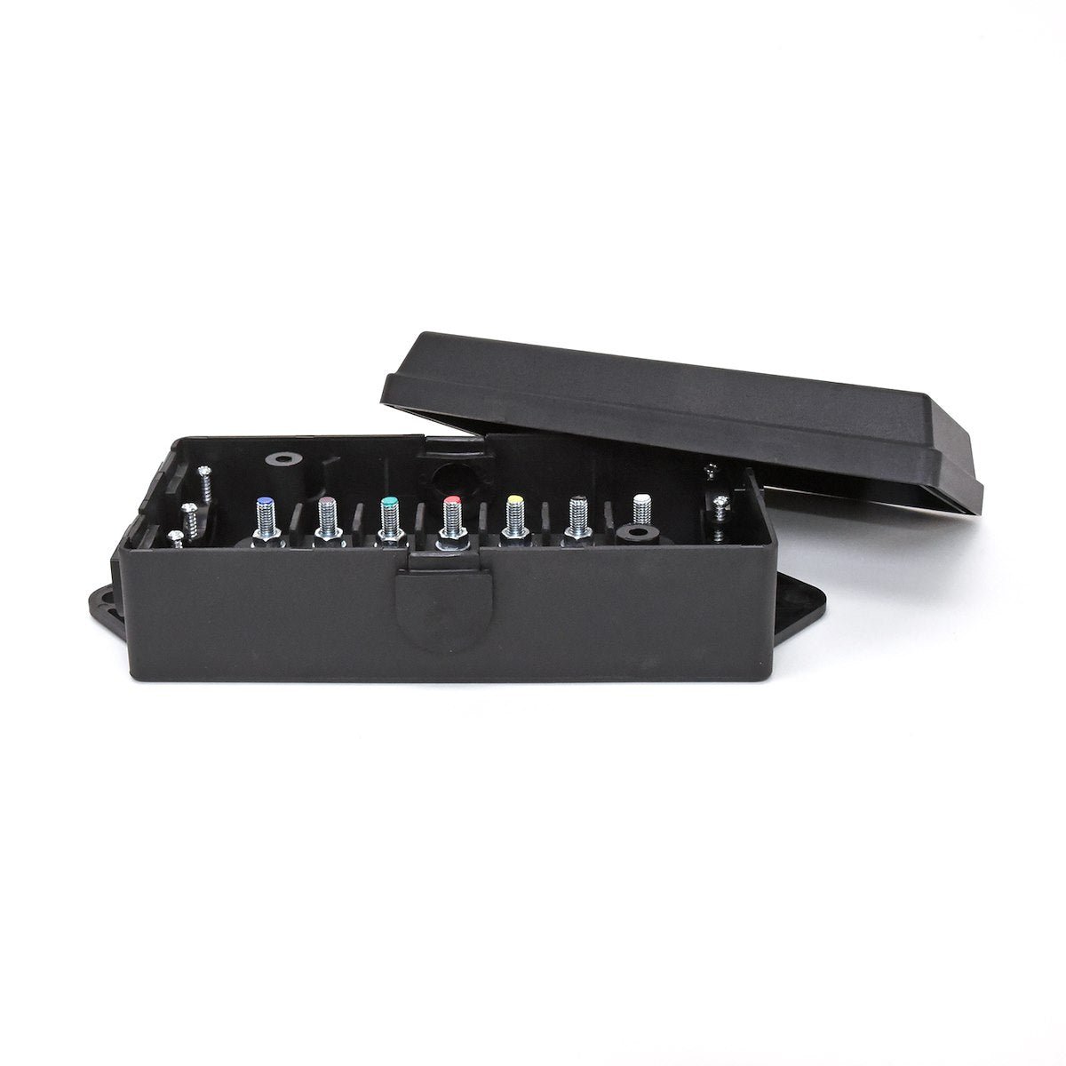 Husky Towing Wire Terminal Block, Attaches 7 Wires, 8-1/4 in Length x 3.44 in Width x 2-3/8 in Height, Black - 33200