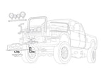 Warn Winch Mount 103008 product image 2