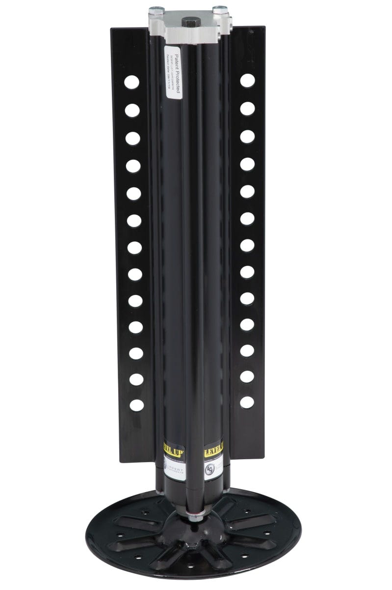 Lippert Leveling Jack, 8000 lb Capacity, With 9 in Footpad, Black - 433458
