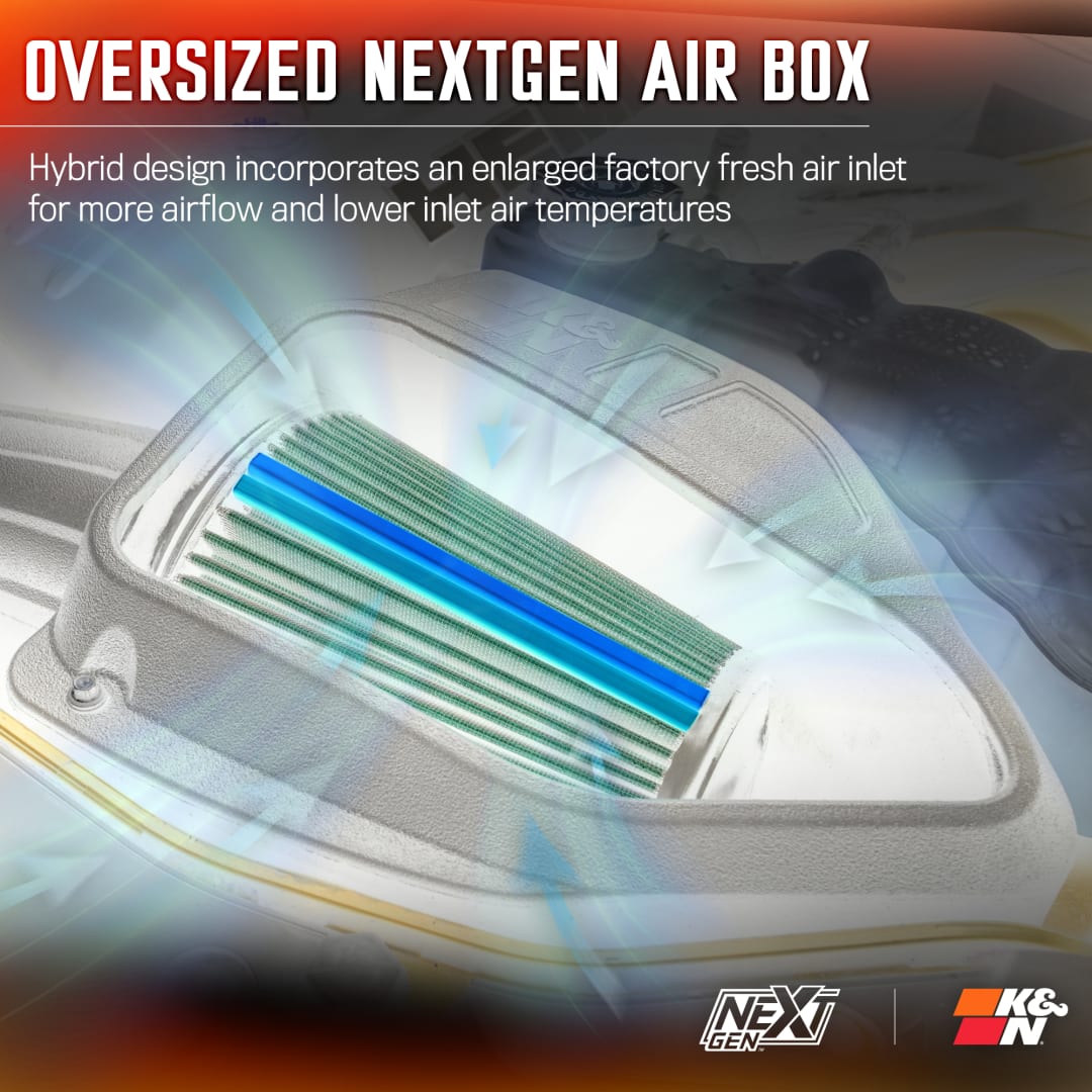 K&N Air Cleaner Assemblies and Air Intake Kits 50-2593 product image 9
