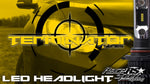 Race Sport Lighting Headlight Bulb, Terminator Series, 9007, LED Bulb, Set Of 2 - 9007TLED