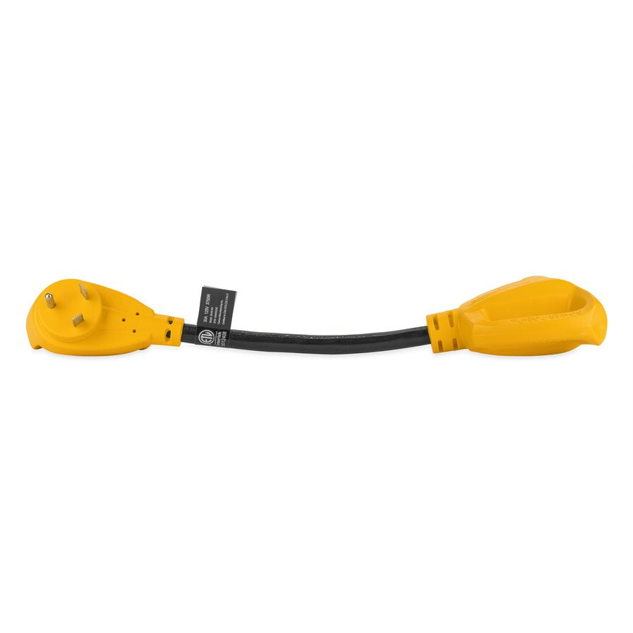 Camco Power Cord Adapter, 30 amp Male To 50 amp Female, 30 amp Dogbone - 55185