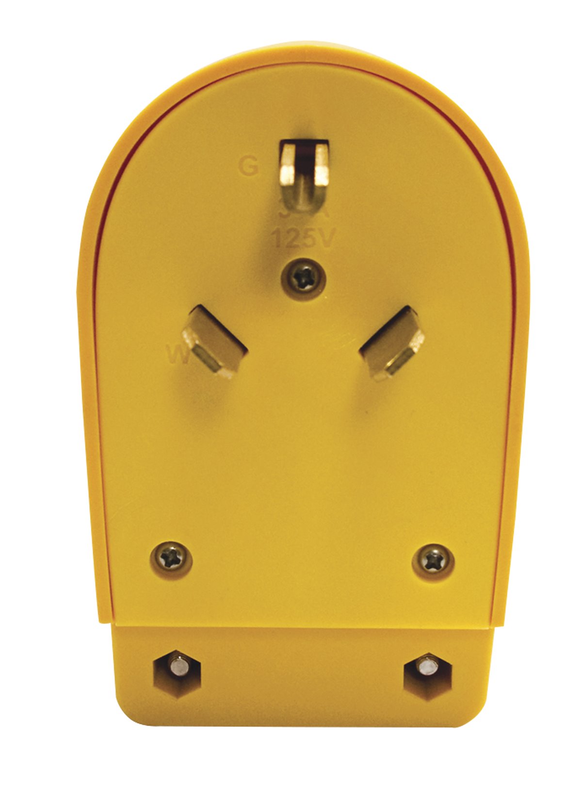 Marinco Power Cord Plug End, Replacement Plug For Marinco 10 Gauge Wires, 30 amp, 3 Prong Ends - 30MPRV