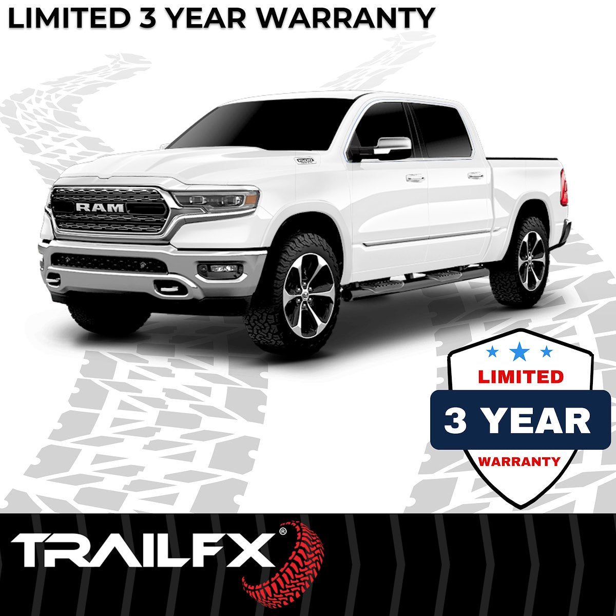 TrailFX Running Boards & Nerf Bars A7082B product image 8