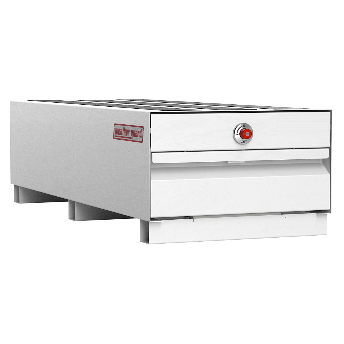Weather Guard Bed Drawer, 48 in Length x 20 in Width x 13 in Height, Steel, White - 336-3-04