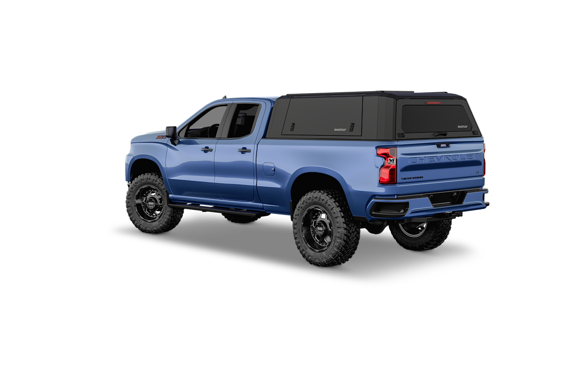 SmartCap Truck Cap, Holds Up To 330 lb When Moving And 770 lb When Parked, Matte Black, Stainless Steel - EA0109-MB