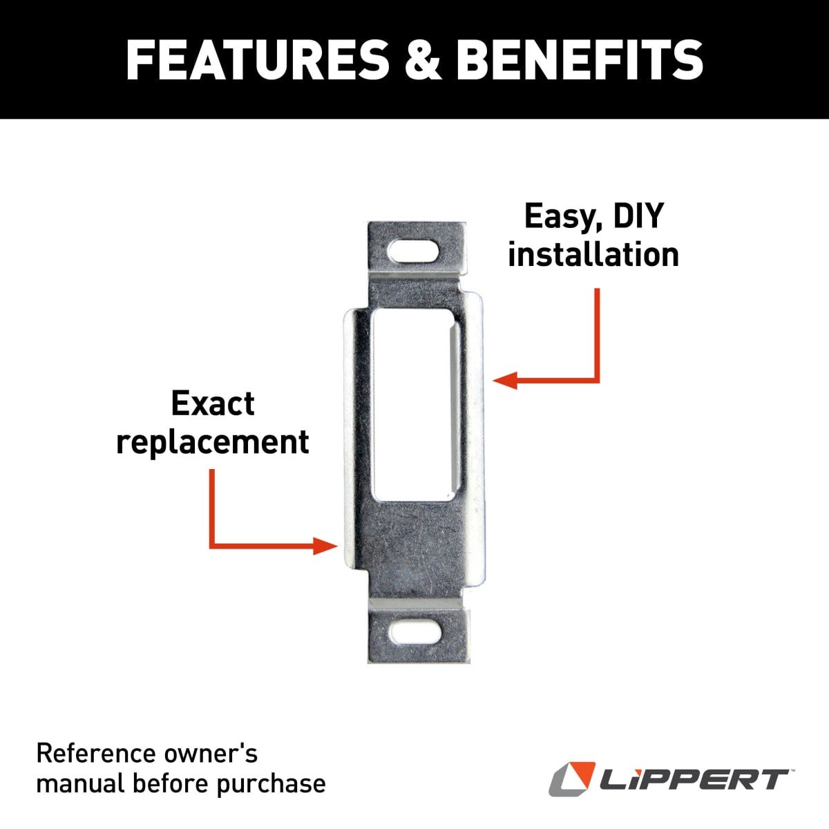 Lippert Access Door Latch Cover Plate - 314301