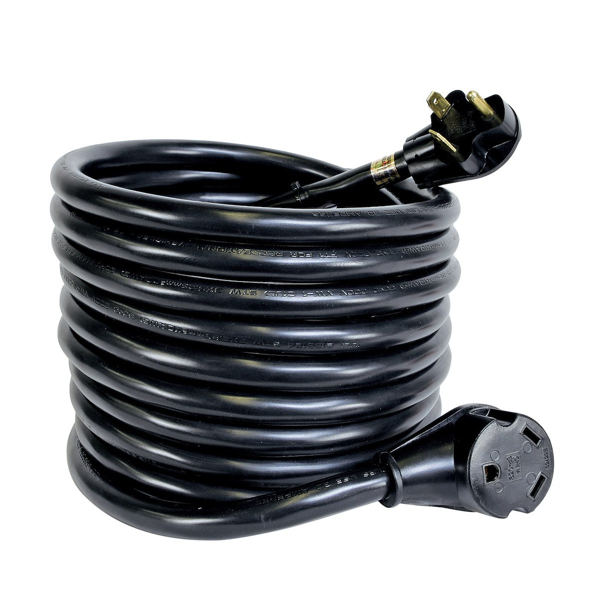 Arcon Power Cord, 30 amp Female To 30 amp Male, 25 ft Length, Black - 14248