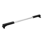 Camco Screen Door Push Bar, Adjustable From 21-1/4 in to 28-5/8 in, Black, Aluminum Bar With Molded Handles - 42183