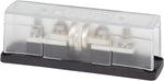 Blue Sea Fuse Block, 160 V DC, 400 amp, With Protective Cover And 8 Write-On Circuit Labels - 5502-BSS
